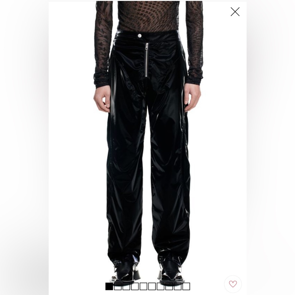 Mugler x H&M - Biker Pants Black size 34R